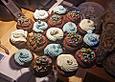 Chocolate Truffle Cupcakes mit Schokoladen und Vanilla Cream Cheese Frosting
