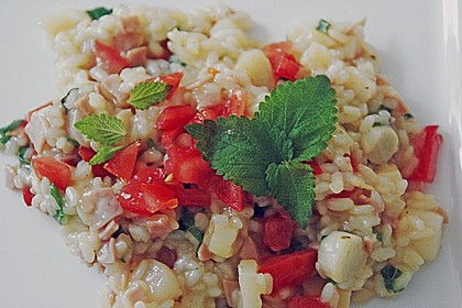 Schinken-Spargel-Risotto