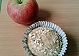 Leichte Apfel-Muffins mit Haferflocken und Zimt