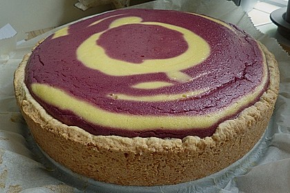 Zebra-Himbeer-K&auml;sekuchen 7