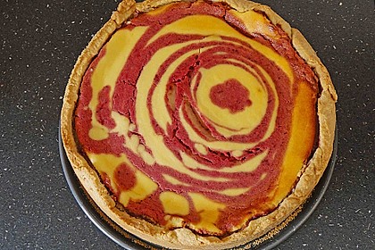 Zebra-Himbeer-K&auml;sekuchen 10