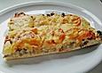 Hackfleisch-Apfel Pizza