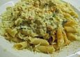 Nudeln mit einer Zucchini-Tatar-Brunch Sauce