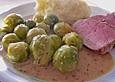 Rosenkohl mit grober Senfsauce