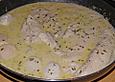Fischfilet und Jakobsmuscheln in Wei&szlig;wein-Sahne-Sauce Italia alla M&auml;usle