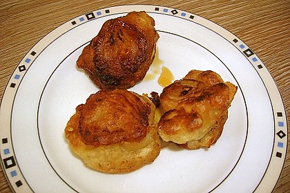Gebackene Banane mit Honig 6