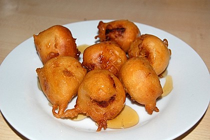 Gebackene Banane mit Honig 7