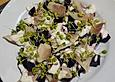 Salat aus Roter Bete, R&auml;ucherforelle und Sprossen