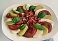 Kartoffelsalat mit Tomaten und Mozzarella