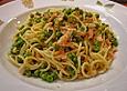Spaghetti in Lachssahne