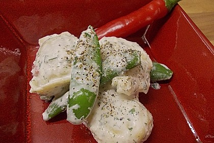 Tortellinisalat mit leichtem K&auml;sedressing