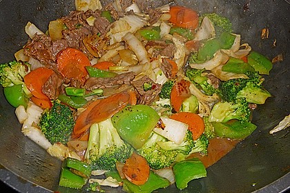Rindfleisch mit Gem&uuml;se