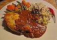 H&auml;hnchenbrust mit mexikanischer Schokoladensauce