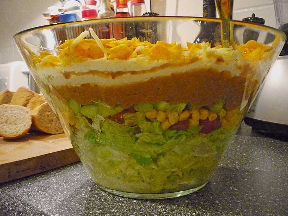Vegetarischer Nachos-Salat (Rezept mit Bild) von k-s | Chefkoch.de