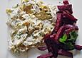 Rote Bete mit Meerrettich-Pasta