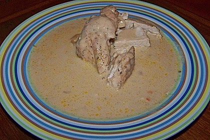 Puten-Apfelbraten mit einer So&szlig;e zum Reinsetzen