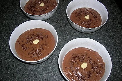 Gourmet-Schoko-Pudding selbstgemacht, sahnig und schokoladig 16