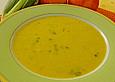 Apfel-Lauch Suppe mit Curry
