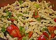 Nudelsalat mit Staudensellerie