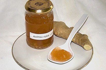 Quittengelee mit Ingwer
