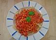 Pasta mit Chili-Linsen-Bolo