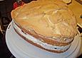 Amarenakirschtorte mit Baiserhaube