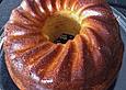 Napfkuchen mit Orangensaft