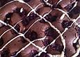 Kirschbrownies mit Schokogitter