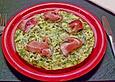 Zucchini-Frittata mit Parmaschinken