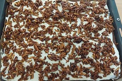 Blechkuchen "Gebrannte Mandeln" 9