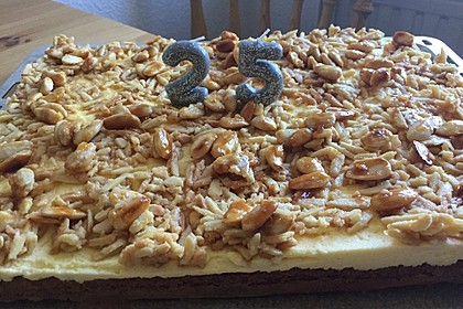Blechkuchen "Gebrannte Mandeln" 11