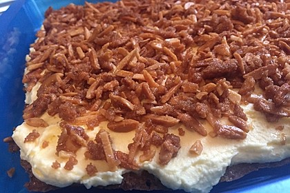 Blechkuchen "Gebrannte Mandeln" 1