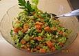 Papaya-Porree-Sellerie Salat