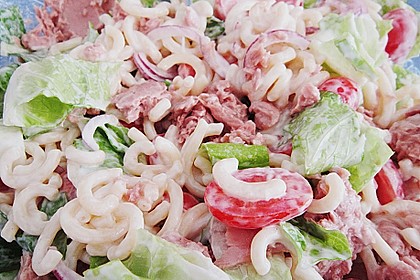Nudelsalat mit Thunfisch