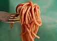 Glasierte Rotweinspaghetti