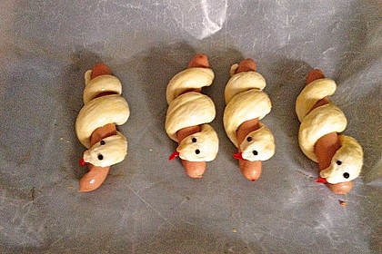 Hotdog-Schlangen 2