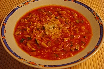 Sayas leichte Minestrone 9