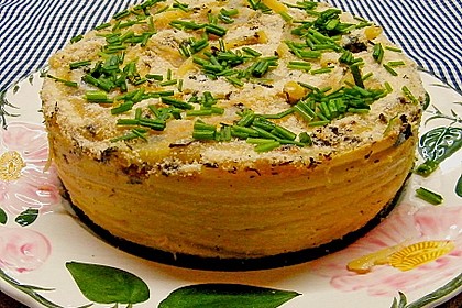 Makkaroni-Torte mit Schinken und Gorgonzola 4