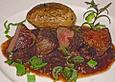Lamm an Balsamico-Feigen-Sauce