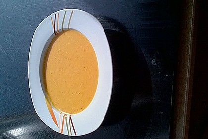 K&uuml;rbis-Ziegenk&auml;se-Suppe 1