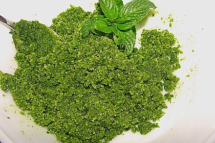 Gr&uuml;ner Pfefferminzzucker