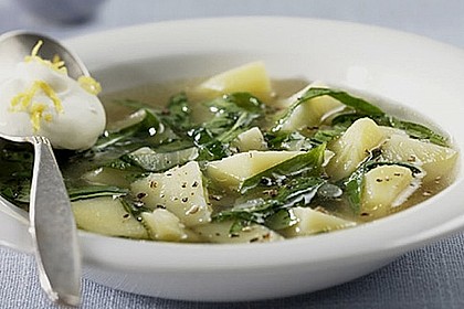 B&auml;rlauch-Kartoffelsuppe