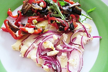 Vegetarischer Schafskäse-Fladen 12