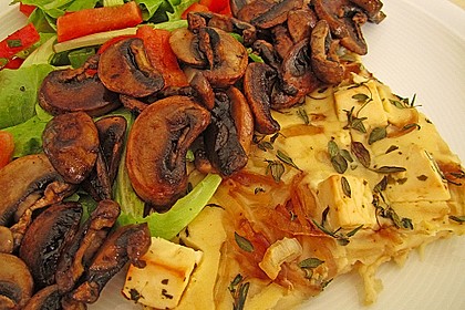 Vegetarischer Schafskäse-Fladen 5
