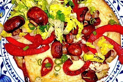 Vegetarischer Schafskäse-Fladen 7