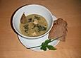 Mangold-Maronen-Suppe mit Fisch
