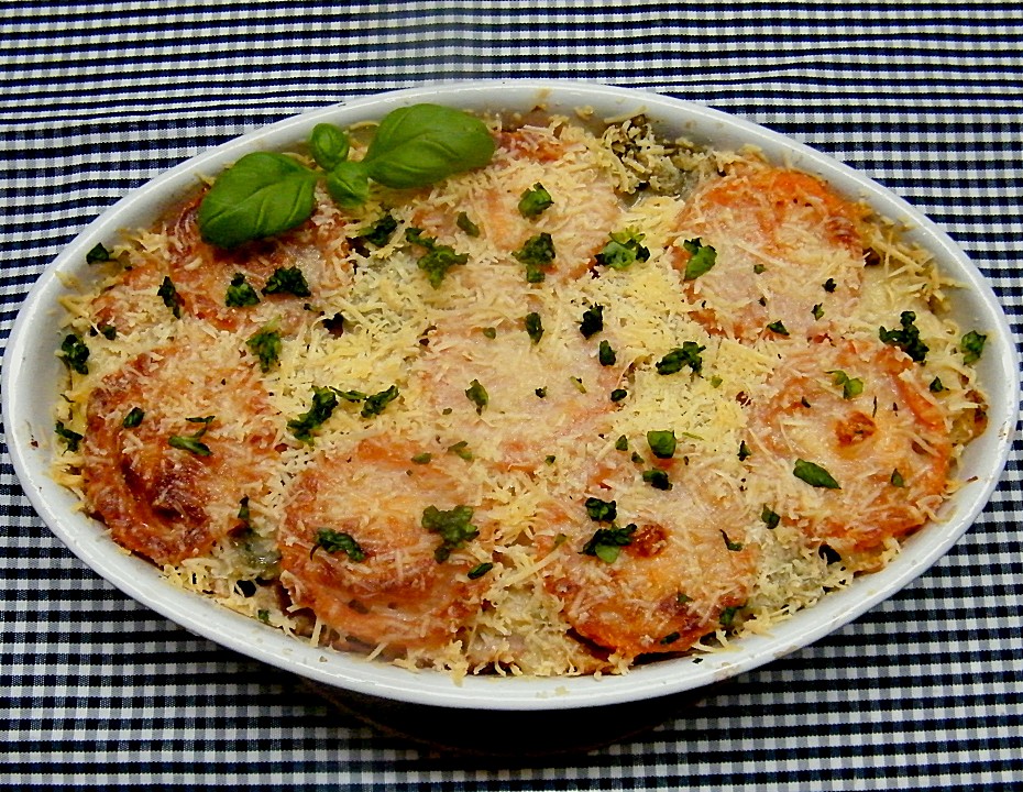 Nudel-Artischocken-Auflauf mit Tomaten und Käse überbacken (Rezept mit ...