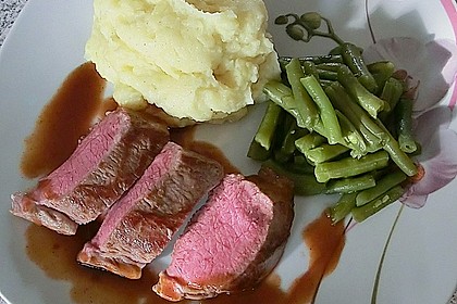 Lammlachse (NT) mit Thymiansauce 1