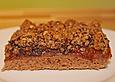 Schokoladiger Karamell-Kaffee Hefekuchen mit Nussstreuseln vom Blech