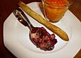 Rote Bete-Avocado Tatar mit Nussvinaigrette